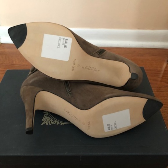 Women's suede boots. Booties. Leather. Size 10 - Picture 8 of 8